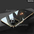 Phone Cover for Itel S23+ / S23 Plus Case Shell Luxury Shockproof Straight Edge Soft TPU Double-Sided Electroplating Bumper for Itel S23 Plus Cover Casing HP. 