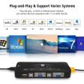 4 In 1 Out USB 2.0 VGA KVM Switch Switcher Manually for KeyboaMouse Monitor Adapter. 