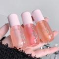 Rong lipstick colored, crystal jelly, lip oil, moisturizing, plumping lip gloss, coat, cute makeup, bright serum, fruit lip balm, makeup.