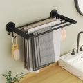 Multi Functional Nail Free Bathroom Storage Rack, Towel Rack, Sock Rack, Towel Rack, Slipper Rack. 