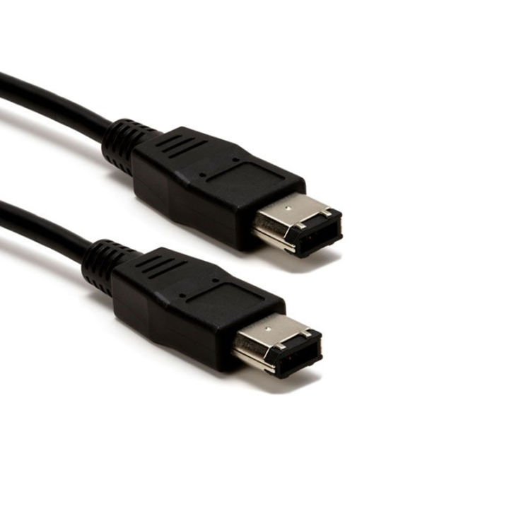 Black%20IEEE%201394%20Firewire%20400%20to%20Firewire%20400%20Cable,6%20Pin%20Male%20-%2010%20FT%20-%20Image%203