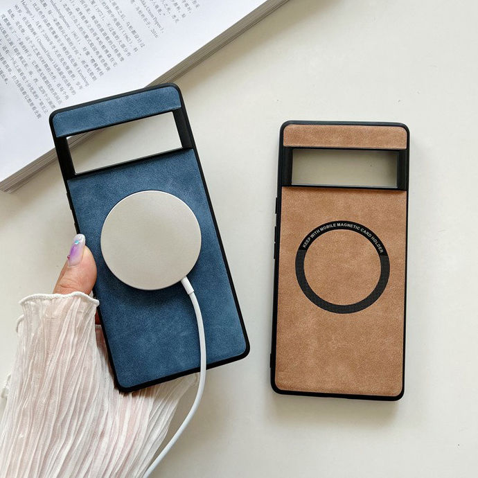 Luxury%20Magsafe%20Soft%20Leather%20Case%20For%20Google%20Pixel%207%208%20Pro%206%20XL%207A%206A%20Magnetic%20Wireless%20Charging%20Skin%20Feel%20Shockproof%20Back%20Cover%20-%20Image%202
