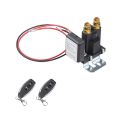 High Current Main Vehicle Battery Disconnect Switch Remote Cut-Off, Battery Isolator Kit, Voltage Sensitive Relay. 