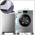 4Pcs Anti-Vibration Rubber Feet Pads - Non-Slip Washing Machine & Dryer Stabilizer.