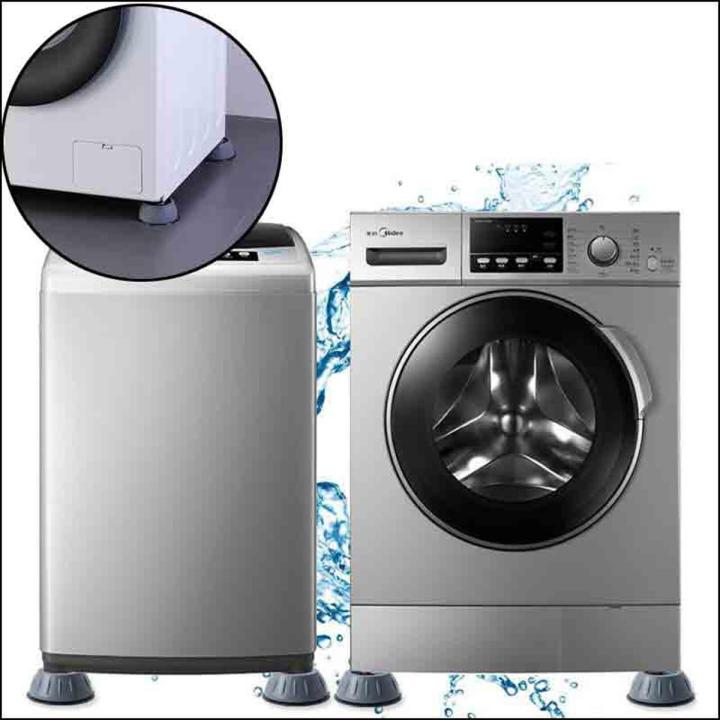 4Pcs Anti-Vibration Rubber Feet Pads - Non-Slip Washing Machine & Dryer Stabilizer