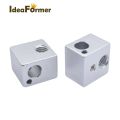 【YIYANGMAOYI111】E3D Aluminium Heating Block For V5 J-head Oxidation Process V5 Heat Block Extruder Kossel Prusa 3D Printer Parts. 