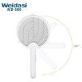 Weidasi Mosquito Bat 980 Model Type-C USB Charging Rechargeable 1200MaH Bat with Lure Light Insect Bugs Bendable Stand Multifunction Electric Swatter W-980. 