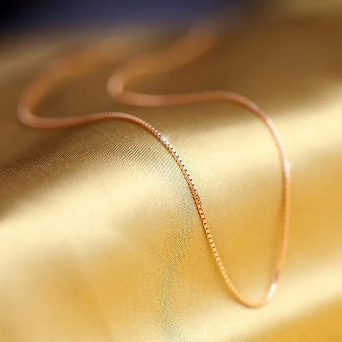 Fine%20Jewelry%20Rose%20Gold%20Collares%20Box%20Chain%20Necklace%20For%20Men%20&%20Women%20-%20Image%204