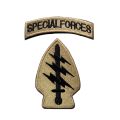 Badge military fan embroidery armband Velcro badge lightning shoulder badge personalized cloth patch wool face spot wholesale cloth label. 