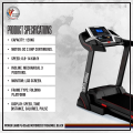 Power Land PL-05AJ1 Motorized Treadmill Black - 2.0HP - Gym Equipment. 