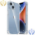 Shockproof & Transparent Crystal Clear Back Cover Case / Matte Protective Lens Flexible Back Cover for Apple iPhone 13 / iPhone 13 Mini | Slim Silicone Cover with Soft Lining Shockproof Full Body Bumper Case.