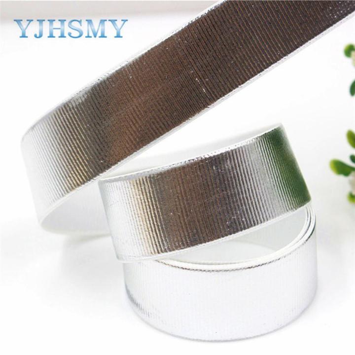 7/8”5Yard Hot Gold Geometric Stamping Flash Printed Grosgrain Ribbon DIY Materials Aaccessories ribbon gift wrapping G-18525-275