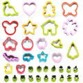 Fruit Vegetable Cutters for Children Kids Food Cookie Sandwich Mold Maker With Shapes Toast Bread Mould Set Kitchen Bento Tools.