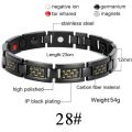 Women Men Health Therapy Magnetic Bracelet Power 4 in1 Negative Ions Germanium Stainless Steel Bangles Dropshipping / Wholesale.