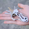 1 set Multifunctional Karabiner Key Holder Ring Key Chain organizer multi tool utility gadget pocket Tools Gift. 