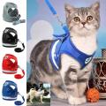 Reflective Cat Harness And Leash Set Nylon Mesh Kitten Puppy Dogs Vest Harness Leads Pet Clothes.