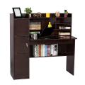 BM Furniture Special design MDF Study Table with Hutch & Bottom Storage - Office Desk - Office Table for Laptop, PC-Engineering Wood Working, Drawing Computer table Table for Home. 
