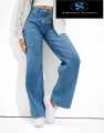 Casual Denim Jeans Pants for Women - Blue. 