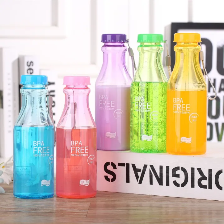 Crystal%20Water%20Bottle%20Transparent%20Frosted%20Leak-proof%20Plastic%20kettle%20550mL%20Portable%20Water%20Bottle%20for%20Travel%20Yoga%20Running%20Camping%20-%20Image%202