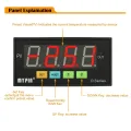 Multi-functional Intelligent Digital Sensor Meter LED Display 0-75mV/4-20mA/0-10V Input. 