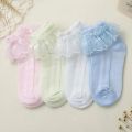 New Princess Baby Girl Socks Lace Ruffle Kids Girls Socks for 2 to 8 year babys free size Meia Infantil baby girl socks. 