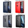 Carbon Brushed Casing Sony Xperia XZ2 Premium XZ1/XZ2 Compact XZ3 XZ4 XZ5 Xperia 10 II III 10+ 10 Plus Phone Case Cover. 
