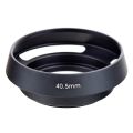 40.5mm Metal Vented Lens Hood  Black. 
