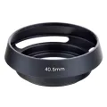 40.5mm Metal Vented Lens Hood  Black. 