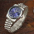 DEERFUN Classic Steel Strap Waterproof Business Non Mechanical Luxury Gold Diamond Shell Surface Watch.