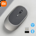 Xiaomi Wireless Bluetooth Mouse Silent Fast Charging Adjustable Ultra-Low Power Consumption USB Rechargeable Gaming Office Mouse.