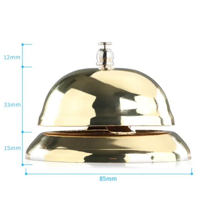 Desk Bell Ringer 【In-Stock】 Kitchen Bell Ringers Service Desk Bell Desktop Call Bell ...