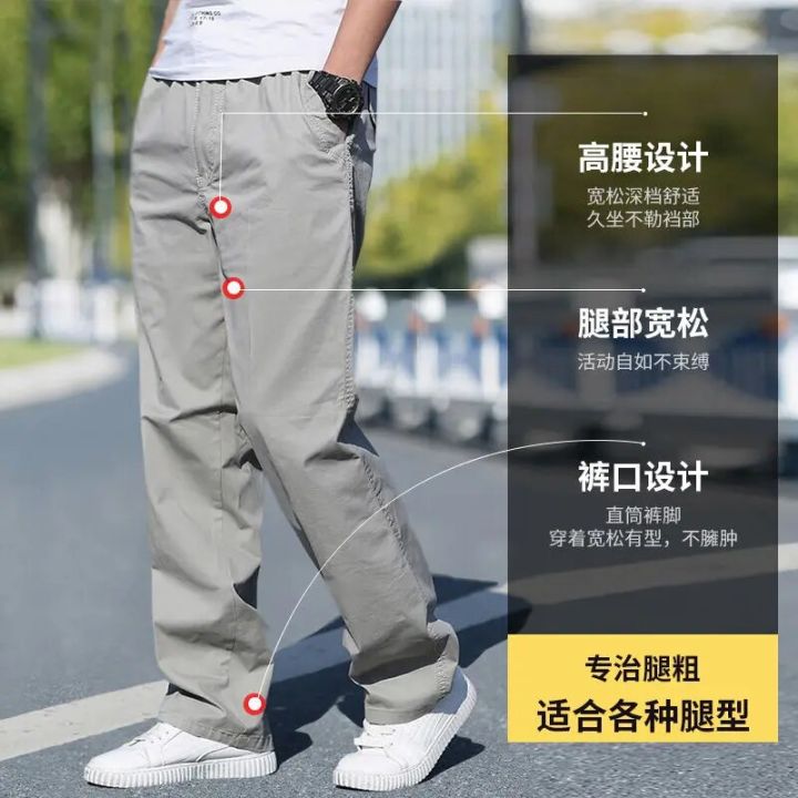 Men's%20Clothes%20Spring%20Summer%20Cargo%20Pants%20Cotton%20New%20Overalls%20Large%20Size%20Relaxed%20Fit%20Jogger%20Gym%20Korean%20Work%20Wear%20Baggy%20Trousers%20-%20Image%203