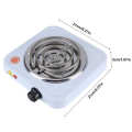 220V 1000W Electric Stove Burner Kitchen Coffee Heater Hotplate Cooking Appliances Portable Coffee Tea Maker. 