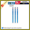 LINC Ocean Waterproof Gel Pen Blue Black Green Red Ink 3 pcs of Pack. 