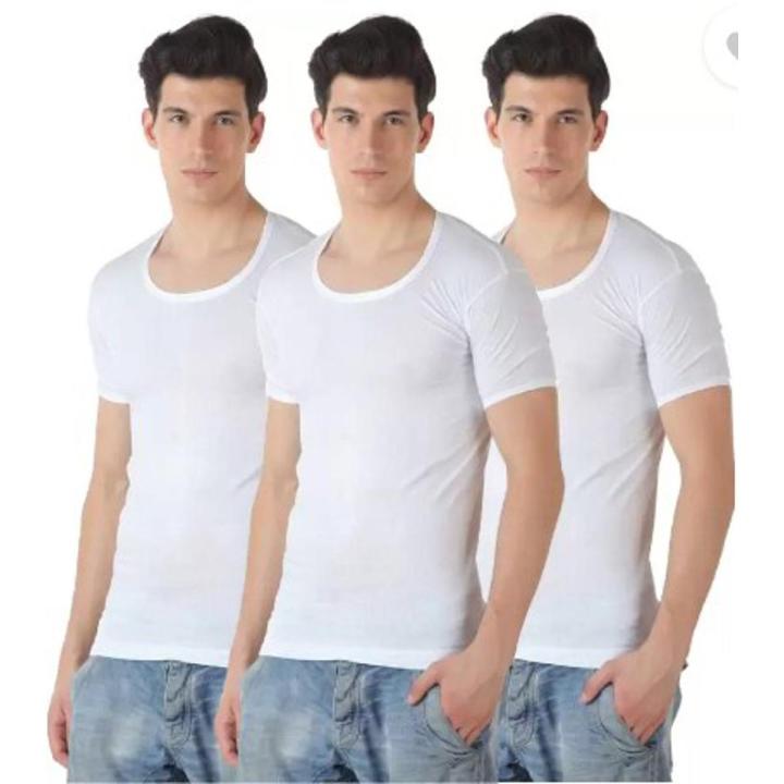 Pack of 3 Cotton Undershirt for Men