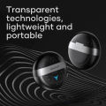 Wavefun T200 Wireless Transparent Box Earbuds - Black. 