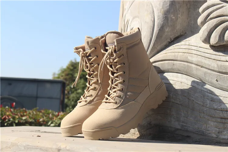 Tactical Boots Security Shoes Outdoor Training High top Tactical Desert Boots Men s Tactical Boots Daraz .bd