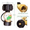2 Pcs RV Propane Tank Gauge Level Indicator Gas Pressure Meter with Type 1 Connection,Upgraded Propane Leak Detector.