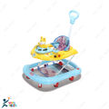 Baby Rabbit Model Light & Music Walker, Toddler New Born Baby Walking Assistant with push handle bar With Foot Rest.
