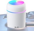 Humidifier Colorful Usb Portable Humidifier For Car, Home, Office, Electric Air Humidifier Aroma Oil Diffuser, Cool Mist Sprayer with Colorful Night Light, 300Ml. 
