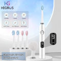 【Happy childhood memories】（NEW）Ultrasonic IPX7 Electric Toothbrush Set 9. 