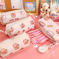 Bag Girl Boy Stationery Bag Cute Girl School Supplies Pencil Case Canvas Pencil Case Little Bear Pencil Case Creative Pencil Bag.