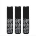 2 Pair Anti Slip Grip Non Skid Crew Cotton Socks.