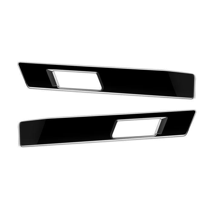 2Pcs ABS Bright Black Lift Switch Button Cover Panel Trim for Voxy 2022 Styling Decorate Sticker RHD