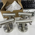 4pcs Towel Hooks Rustproof Easy Installation Wall Mounted 304 Stainless Steel Coat Hook For Kitchen Bathroom.