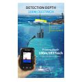 Portable Fish Finder Water Depth Sounder Temperature Fishfinder with Wire Sonar Sensor Transducer for Fishing Black. 