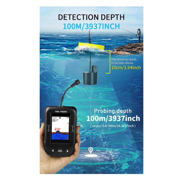 Portable%20Fish%20Finder%20Water%20Depth%20Sounder%20Temperature%20Fishfinder%20with%20Wire%20Sonar%20Sensor%20Transducer%20for%20Fishing%20Black%20-%20Image%204