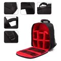 New Multi-functional Small DSLR Digital Camera Video Backpack Bag Waterproof Outdoor Camera Bag - red. 