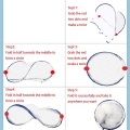 3X Portable Mosquito Net Foldable -Up Travel Mosquito Net for Bed Free Installation-Medium Size. 
