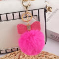Keychain Bag Pendant Pom Pom Keychain Keyring Wallet Accessory. 